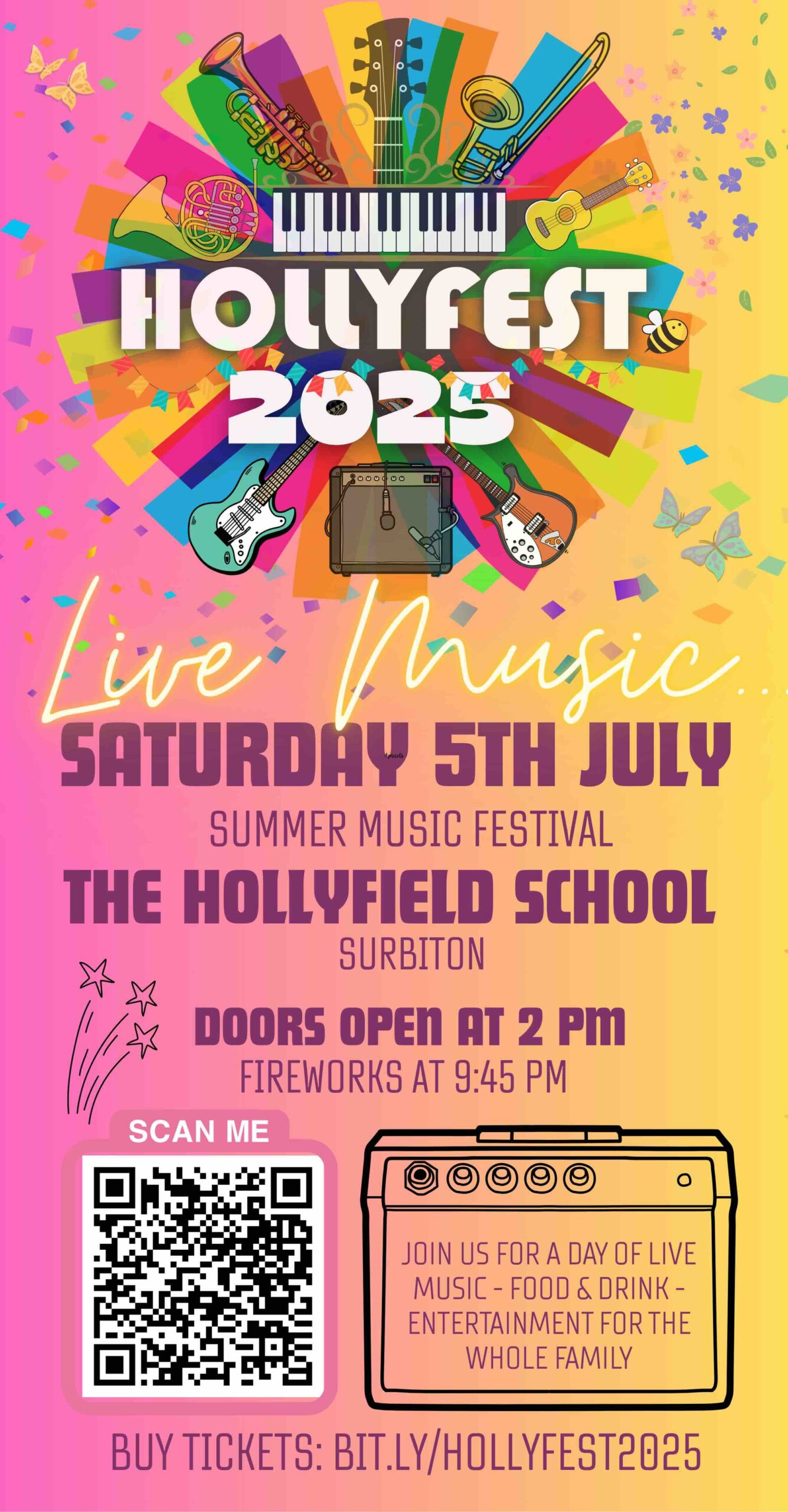 The official Hollyfest 2025 flyer