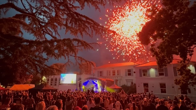 Hollyfest 2025 fireworks finale