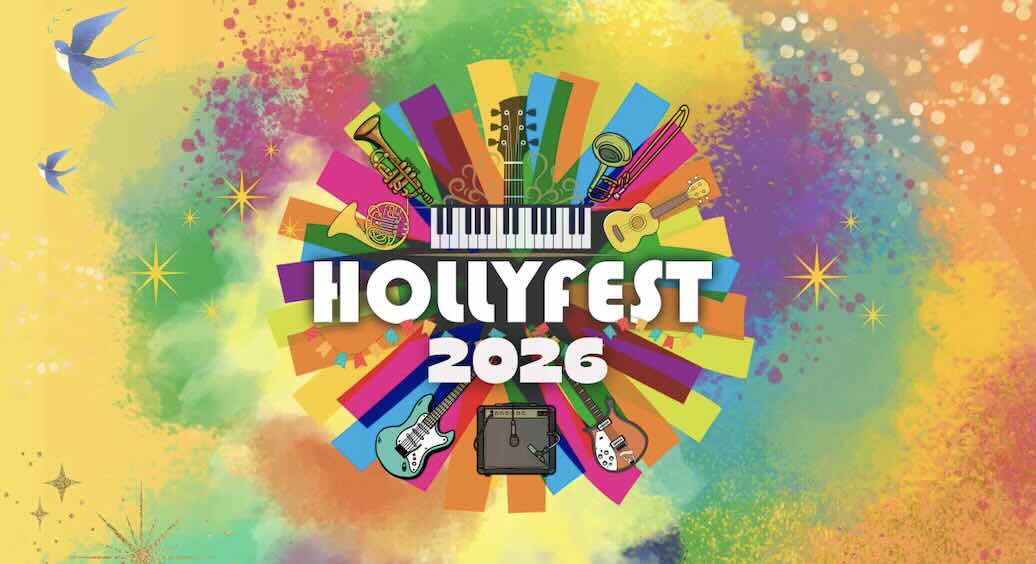Hollyfest 2026 logo